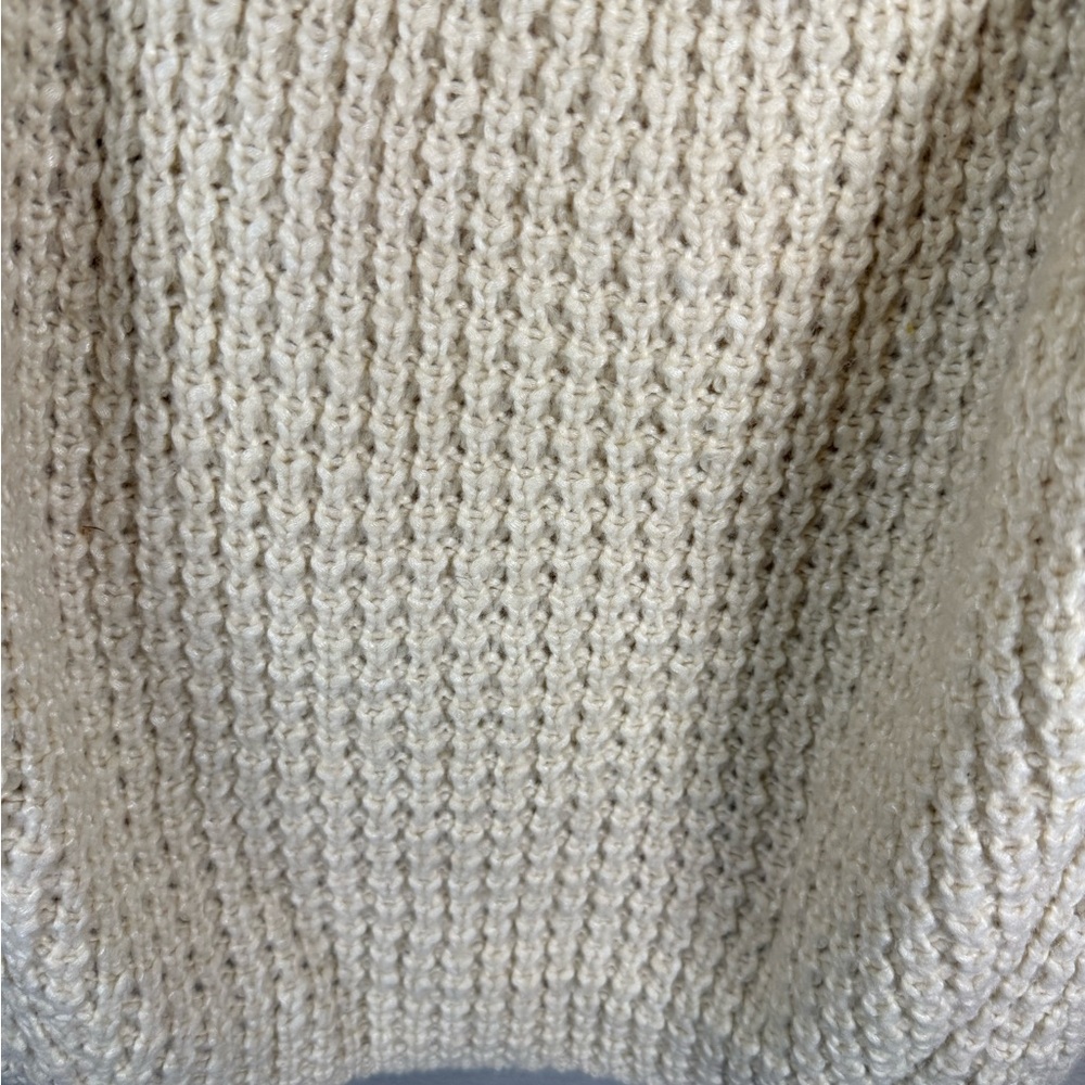 Express Beige Cowl Neck off the shoulder Sweater - Picture 5 of 8